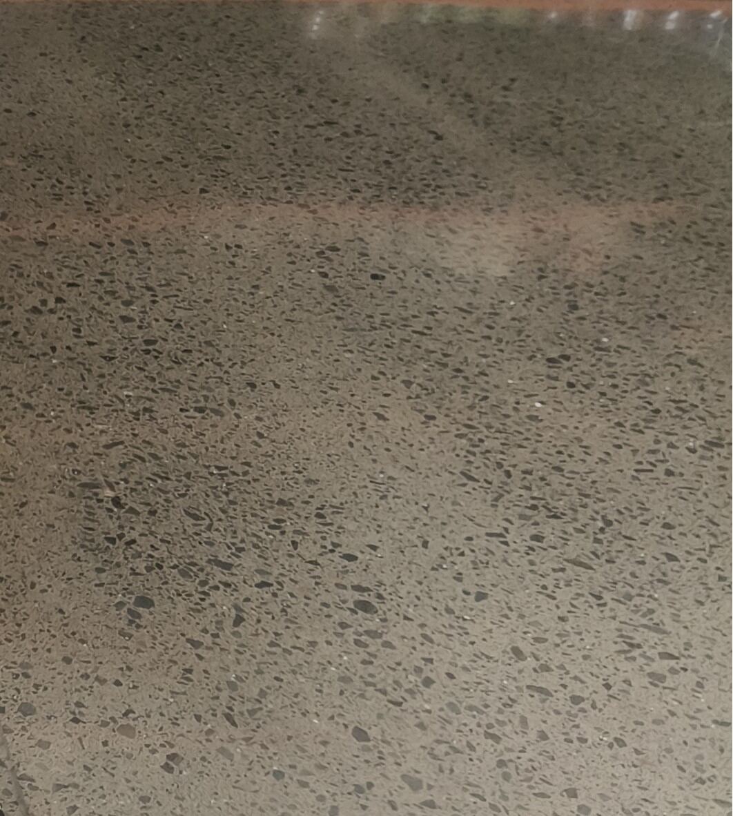 Polished concrete floor